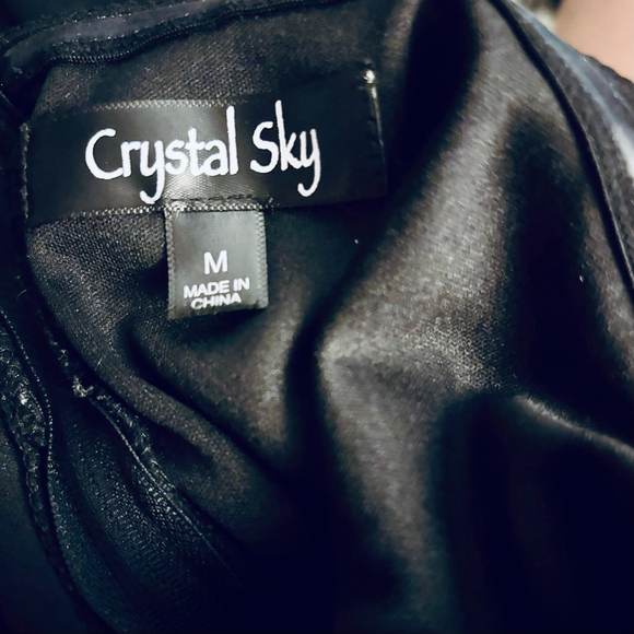 Black Strapless Wide Leg Jumpsuit M - Picture 8 of 8